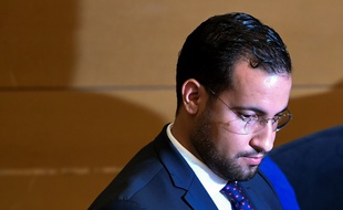 Alexandre Benalla, le 19 septembre 2018 devant la commission d'enquête du Sénat.