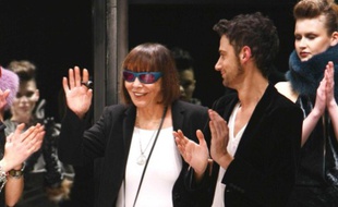 La styliste italienne Mariuccia Mandelli en 2009, fondatrice de la maison Krizia