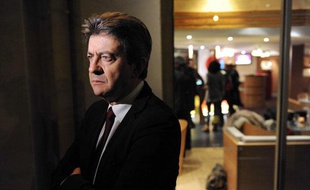 Jean-Luc Mélenchon à Nantes, le 13 janvier 2012.
