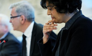 La ministre du Travail Myriam El Khomry, le 21 mars 2016 à Orléans