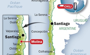 Carte du Chili