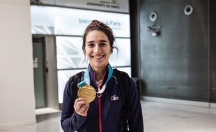 Perrine Laffont a rapporté la première médaille d'or à l'équipe de France aux JO d'hiver de Pyeongchang.