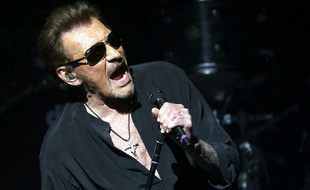 Johnny Hallyday en concert à Barcelone le 8 mars 2016