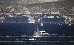 Des bateaux de croisière à Marseille