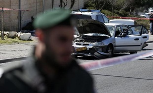 Une voiture bélier à Jérusalem, le 6 mars 2015. Illustration