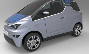 Voici à quoi ressemblera, une fois achevée, la voiture solaire Hx², développée par l'association brestoise Eco Solar Breizh.