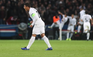 Le cri rageur de Thiago Silva après le but de Neymar contre Liverpool.