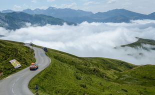 Le Tourmalet lors de la 19e étape du Tour de France, en juillet 2018.