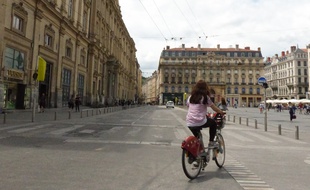 A Lyon, le 8 juillet 2014. Place des Terreaux