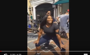 Serena Williams en plein cours de twerk.
