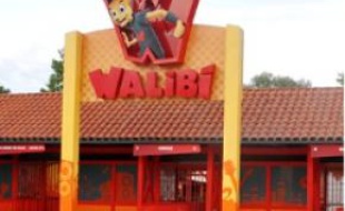 Le parc Walibi des Avenières (Isère).