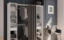Optimisez votre espace : le kit dressing à rideau blanc mat est à 84,90 € chez Leroy Merlin, la solution pratique et chic sans vous ruiner