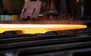 Sur le site de Grande-Synthe (Nord) d'ArcelorMittal, le 21 mars 2013.