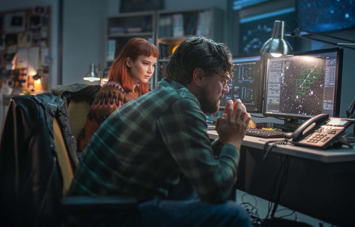 Musique Film Don t Look Up Netflix : Des scientifiques imaginent des fins heureuses au film « Don't  Look Up »