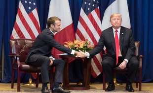 Emmanuel Macron et Donald Trump, le 24 septembre 2018 à New York.