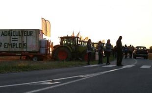 Camions et tracteurs le 2 septembre 2015 à Saint-Manvieu-Norrey près de Caen