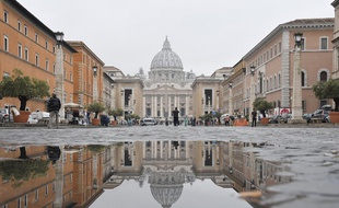 Rome sous la pluie, le 9 mai 2018.