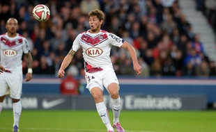 Emiliano Sala lors du match contre le Paris Saint Germain au Parc des Princes le 25 octobre 2014.
JEFFROY GUY/SIPA/1410261833