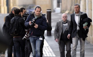 Henri Leclaire, à son arrivée au palais de justice de Metz, le 1er avril 2014.