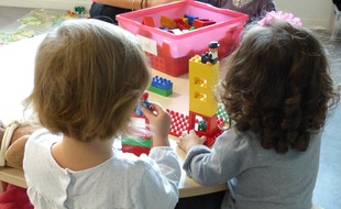 Illustration d'une crèche.