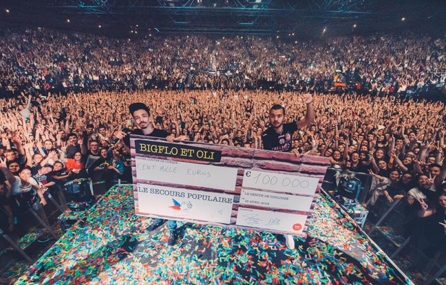 Après leurs concerts à Toulouse, Bigflo & Oli reversent 100.000 euros au Secours populaire