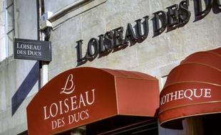 L'entrée du restaurant "Loiseau des Ducs", à Dijon, le 24 février 2014