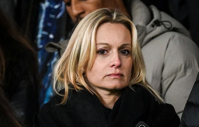 Audrey Crespo-Mara présente pour voir le match alors que son fils Sékou Mara joue pour l’AJ Auxerre.