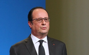 Le chef de l'Etat François Hollande, le 16 janvier 2016 à Tulle.