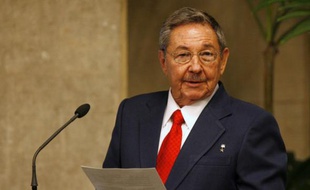 Le président cubain Raul Castro à la Havane le 17 février 2009.