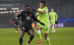 Ikoné et Lille face à Wolfsburg