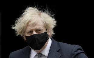 Le Premier ministre britannique, Boris Johnson, à Londres le 24 mars 2021.
