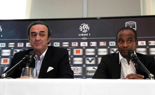 Jean-Louis Triaud et Jean Tigana à Bordeaux, le 25 mai 2010