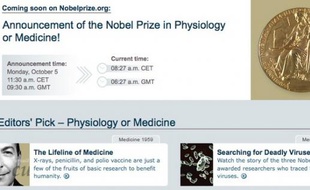 La saison 2009 des prix Nobel s'ouvre le 5 octobre à Stockholm en Suède.