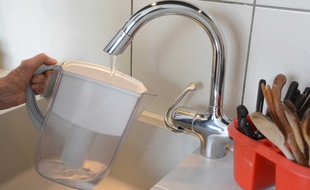 Une carafe utilisée pour filtrer l'eau du robinet (illustration)