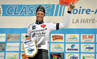 Arnaud Gérard (ici sur la Classic Loire-Atlantique, en mars) a retrouvé le sourire.