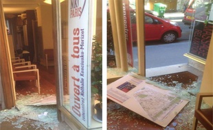 La permanence des élus UMP du 14e arrondissement a été vandalisée dans la nuit de lundi à mardi.