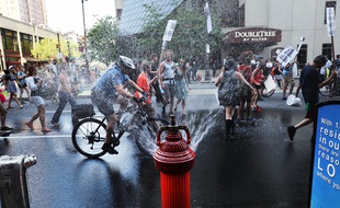 Une bouche d'incendie
