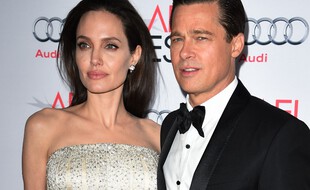 Angelina Jolie et Brad Pitt en 2015, avant leur divorce.
