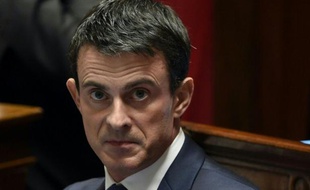 Le Premier ministre Manuel Valls à l'Assemblée nationale le 24 novembre 2015