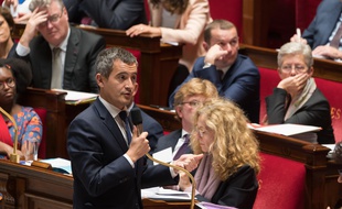 Gérald Darmanin à l'Assemblée.
