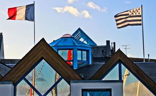 Un drapeau breton dans le Morbihan (illustration).