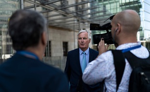 Michel Barnier à Bruxelles, le 22 août 2019.