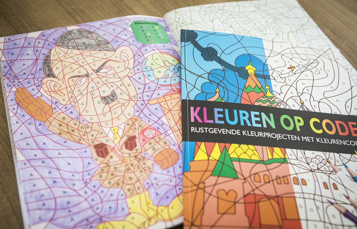 Un dessin d Hitler dans un livre de coloriage vendu aux Pays Bas