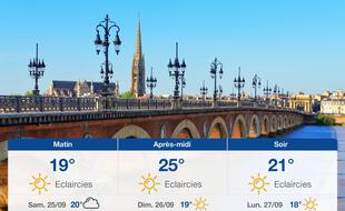 Météo Bordeaux: Prévisions du vendredi 24 septembre 2021