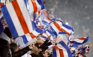 Les supporters montpelliérains contre Marseille, le 19 novembre 2011, à la Mosson.