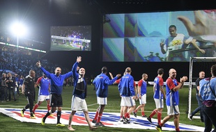 Des joueurs de France 98 en juin 2018 à Paris. (illustration)
