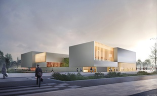 Vue du futur Antipode à Rennes.