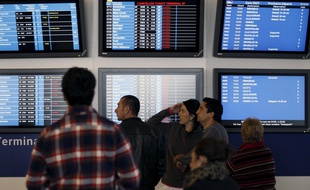 L'aéroport de Roissy, en Frabce, le 24 décembre 2010.