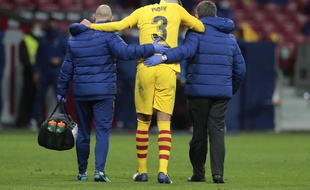 Gerard Piqué, le 21 novembre 2010 au Wanda Metropolitano.