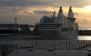 Illustration d'un ferry de la SNCM, le 6 janvier 2014 à Marseille.